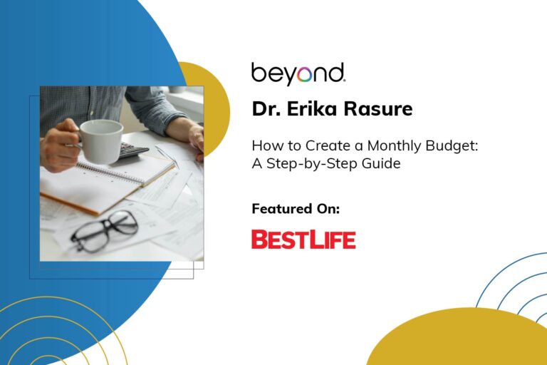 Dr. Erika Rasure speaking to "BestLife" about budgeting