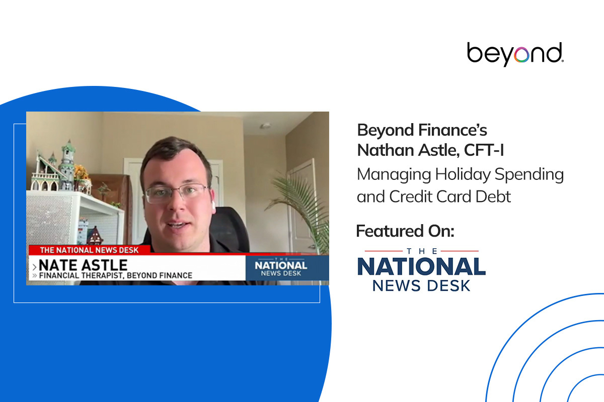 Nathan Astle discusses balancing holiday spending and credit card debt on national news desk